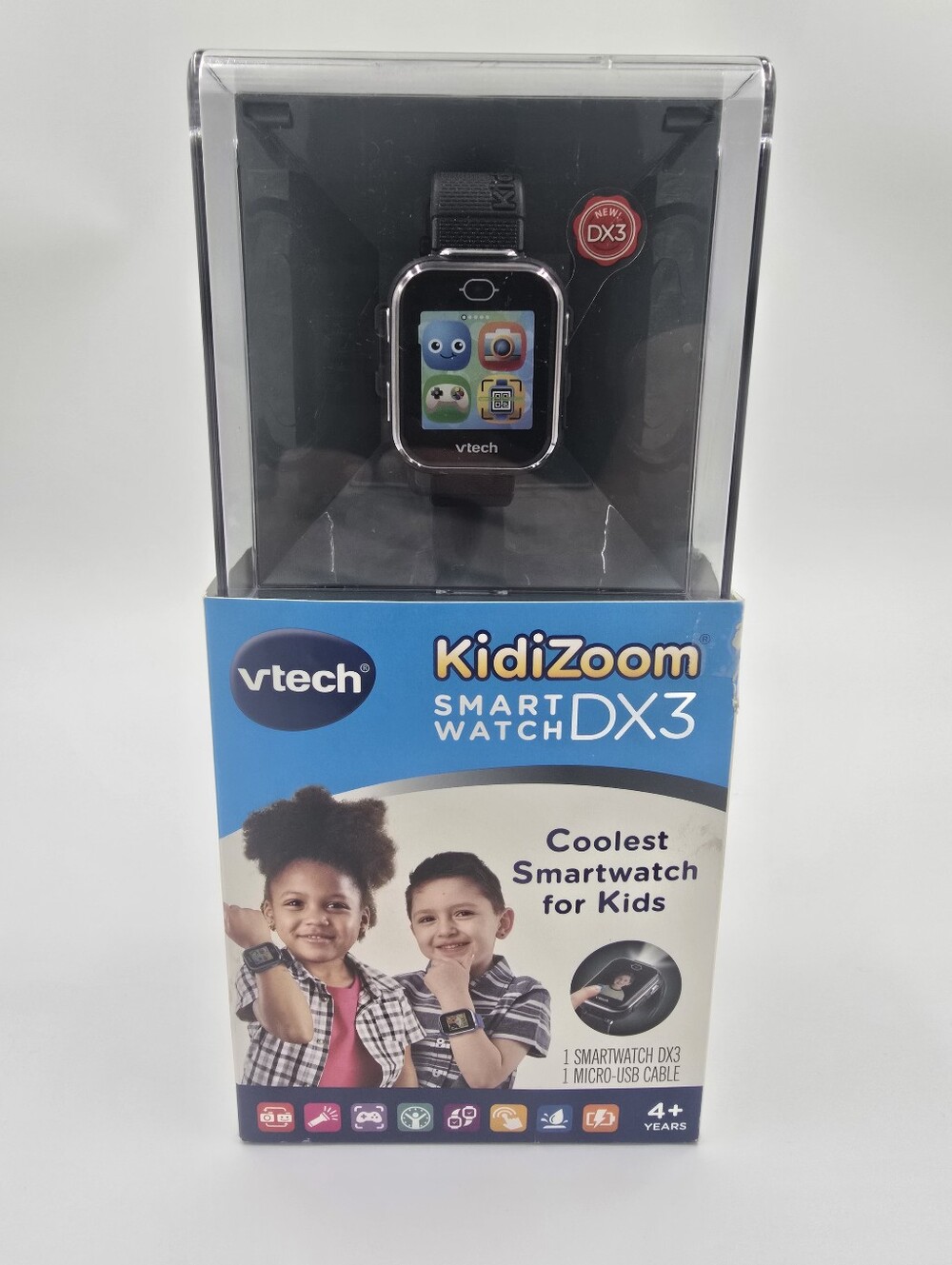 VTech KidiZoom Smartwatch DX3 in Black